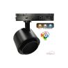 Foco LED 40W-28W Monofásico - ROMA Negro - Driver GXtronic - Óptica Regulable 24º-60º - UGR13 - CCT