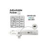 Foco LED 40W - 28W ODENSE Blanco Carril Monofásico - CCT - CRI+92 - UGR13 - 24º