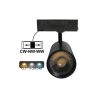 Foco LED 40W - 26W NEW MAYA Negro Carril TRIFÁSICO - CCT - CRI+92 - UGR13 - HIGH LUMEN