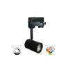 Foco Carril LED 8W Trifásico - NEGRO - Dimable Triac - 24º - HIGH LUMEN 150Lm/W - CRI+98