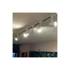Foco Carril LED 8W Monofásico - BLANCO - Dimable Triac - 24º - HIGH LUMEN 150Lm/W - CRI+98