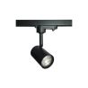 Foco Carril LED 8W Monofásico - NEGRO - Dimable Triac - 24º - HIGH LUMEN 150Lm/W - CRI+98