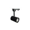Foco carril LED 8W Monofásico - NEGRO - 24º - HIGH LUMEN 165Lm/W