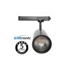 Foco LED 40W - 34W NEW MAYA Negro Carril Monofásico - CCT - CRI+92 - UGR13 - 120Lm/W