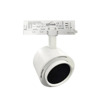 Foco LED 40W-30W Trifásico - ROMA Blanco - Driver GXtronic - Óptica Regulable 24º-60º - UGR13 - CCT