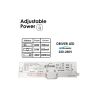Foco LED 40W-30W Trifásico - ROMA Blanco - Driver GXtronic - Óptica Regulable 24º-60º - UGR13 - CCT