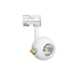 Foco LED 10W FENIX Blanco Carril Trifásico CRI+93