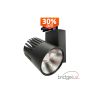 Foco LED 40W GRAZ Negro BRIDGELUX Chip Carril TRIFÁSICO CRI +90