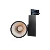 Foco LED 40W GRAZ Negro BRIDGELUX Chip Carril TRIFÁSICO CRI +90