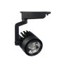 Foco carril monofásico negro 30W y 3000 lúmenes