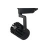 Foco carril monofásico negro 30W y 3000 lúmenes