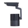 Foco carril monofásico negro 30W y 3000 lúmenes