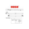 Fuente de alimentación LED MOSO 24VDC 150W voltaje constante Serie MUS | No Flicker