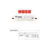 Fuente de alimentación LED MOSO 24VDC 60W IP67 voltaje constante Serie MTS | No Flicker