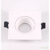 Aro cuadrado basculante blanco 93mm
