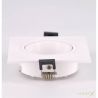 Aro cuadrado basculante blanco 93mm