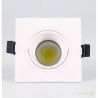 Aro cuadrado basculante blanco 93mm