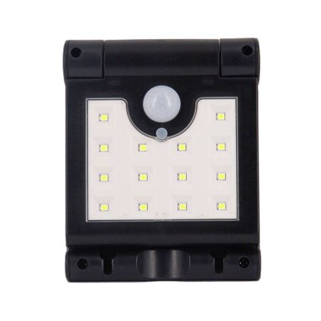 Lámpara led de mesa 1W, 100 lúmenes y 6000k con panel solar y detector de movimiento.