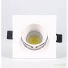 Aro cuadrado basculante blanco 93mm