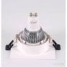 Aro cuadrado basculante blanco 93mm