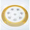 Plafón cromado con metacrilato 30W + 4x4W