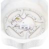 Plafon led 30W con adorno cromado