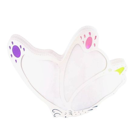 Plafón led diseño mariposa luz fría