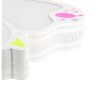 Plafón led diseño mariposa luz fría