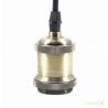 Colgador de techo con casquillo E27 dorado oscuro