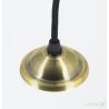 Colgador de techo con casquillo E27 dorado oscuro