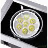 Foco downlight cardán rectangular 21W 4000K
