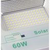 Proyector solar con acumulador y mando de 60W y 6000 lúmenes a 6000k