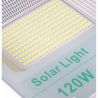 Proyector solar con acumulador y mando 120W y 12.000 lúmens a 6000k