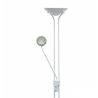 Lámpara pie de foco tipo cono, color blanco con 18+5W y 1800 + 500 lúmenes y 4000k