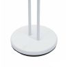 Lámpara pie de foco tipo cono, color blanco con 18+5W y 1800 + 500 lúmenes y 4000k