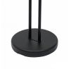 Lámpara pie de foco tipo cono, color negro con 18+5W y 1800 + 500 lúmenes y 4000k