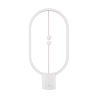 Lámpara led de mesa blanca y adornos con 6W y 600 lúmenes de 3500k