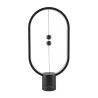 Lámpara led de mesa negra y adornos con 6W y 600 lúmenes de 3500k