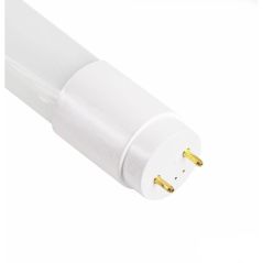 Tubo LED T8 60cm 9W plástico 6000K conexión 2 laderal