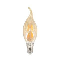 Bombilla E14 C35 Efecto vela 4W y 400 Lúmenes con 2700k