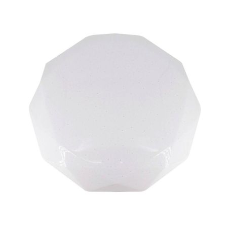 Plafón LED Ø350mm forma diamante brillante CCT 3 tonos