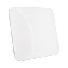 Plafon cuadrado lateral plateado