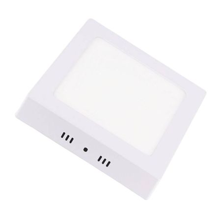 Downlight LED plafón cuadrado 12W 16cm superficie