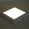 Downlight LED plafón cuadrado 12W 16cm superficie