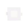 Placa panel LED cuadrado 3W int.7,5cm/ext.9cm superslim
