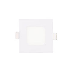 Placa panel LED cuadrado 6W int.10.4cm/ext.12cm superslim