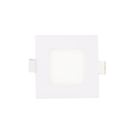 Placa panel LED cuadrado 6W int.10.4cm/ext.12cm superslim