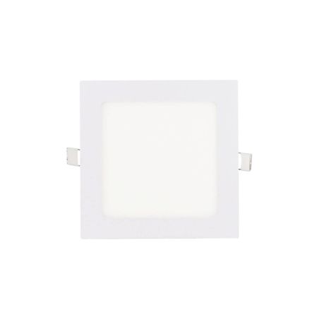 Placa panel LED cuadrado 9W int.13.2cm/ext.15cm superslim