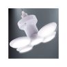 Bombilla solar forma plegable con mando