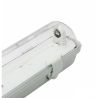 Pantalla estanca para 1 tubo LED de conexión dos lados